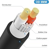Halokny Speakon to XLR Adapter Cable 3 Pin Female to Male 3m Twist Lock view 3