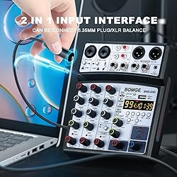 BOMGE 04D portable bluetooth 4 Channel DJ audio