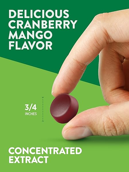 NATURE’S TRUTH CRANBERRY GUMMIES | 60 COUNT | VEGAN, NON-GMO & GLUTEN FREE SUPPLEMENT | CRANBERRY MANGO FLAVOR