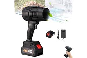 RIVLADE Storm Industries Jet Blower, 2025 New Jet Dry Blower, Portable Handheld Mini Violent Dust Blower, Jet Dry Blower Car Drying, Cordless Jet Dry Blower for Car Drying, BBQ, Cleaning (Black)