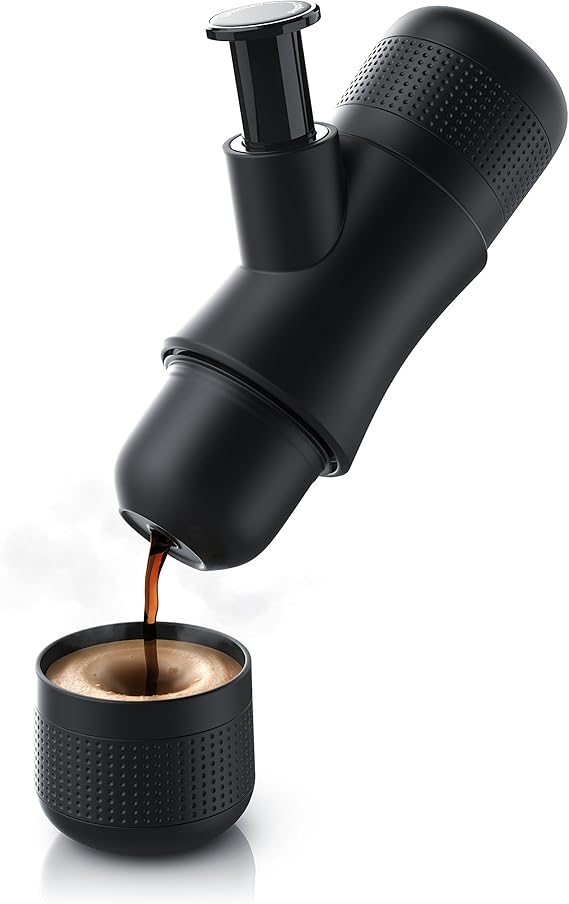 Arendo tragbare Mini-Kaffeemaschine für den Außenbereich, für die