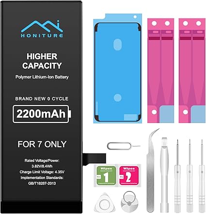 Amazon Honiture Iphone バッテリー 工具セット付き Pse Ce認証 日本語説明書あり Ip7 バッテリー 通販