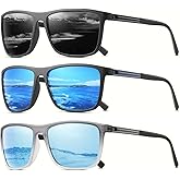 Polarized Sunglasses for Men Classic Lightweight Driving Fishing Golf Sun Glasses UV Protection Goggles