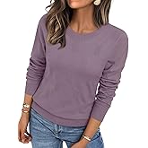 LILLUSORY Womens Sweaters Fall Fashion 2026 Lightweight Long Sleeve Knit Pullover Casual Trendy Tops Winter Clothes