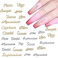 Zodiac Nail Charms, 3D Zodiac Nail Charms for Acrylic Nails, Alloy Twelve Constellation Zodiac Virgo Leo Aries Taurus Gemini Capricorn Charms for DIY Nail Art (A-48pcs)