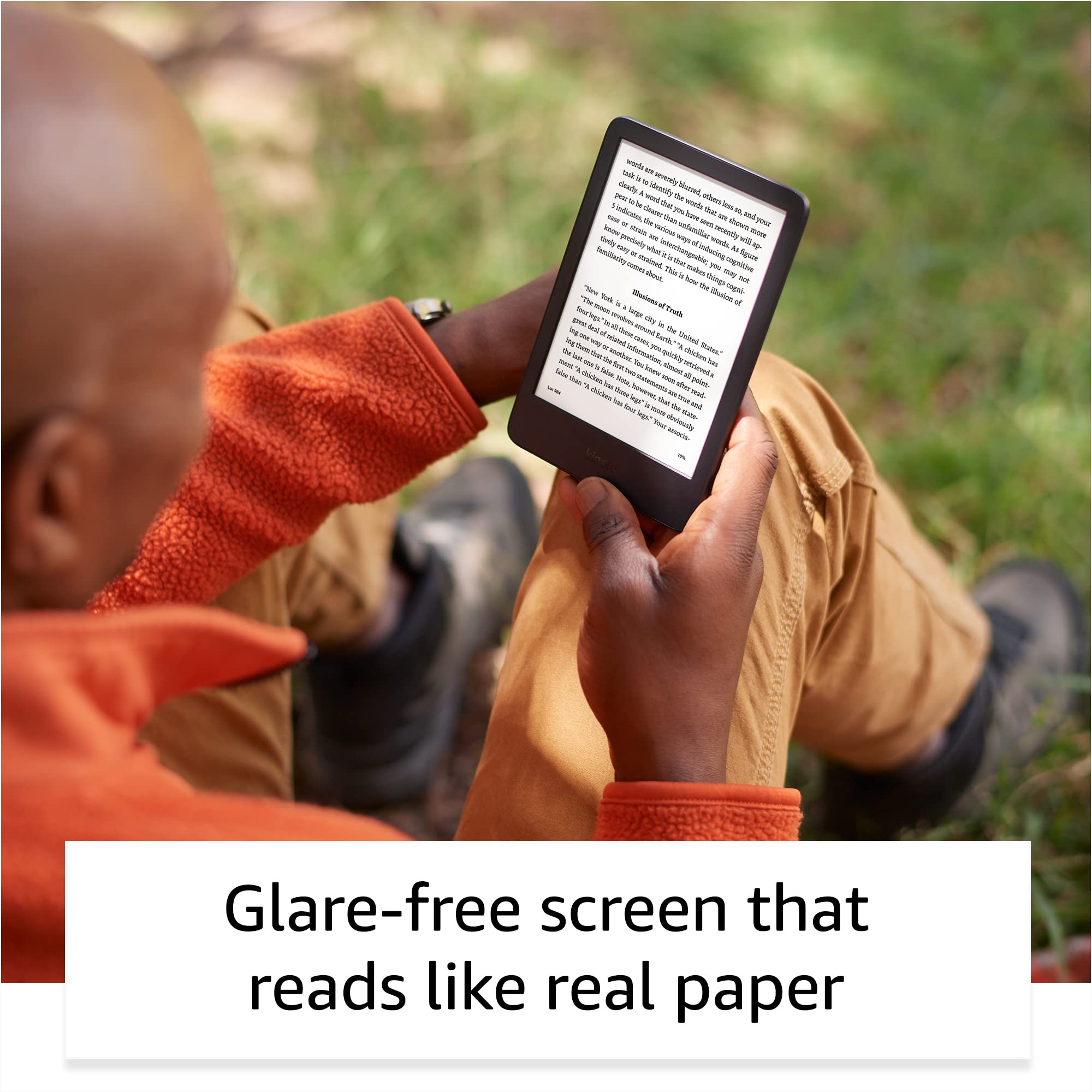 Kindle – The lightest and most compact Kindle, now with a 6” 300 ppi high-resolution display, and 2x the storage – Black