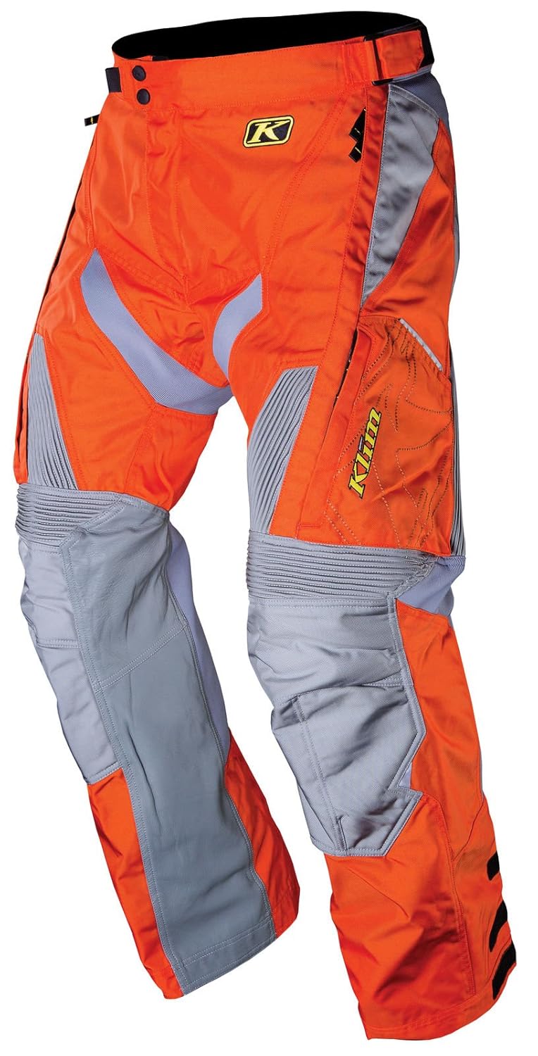 Klim Dakar Mens Motocross Motorcycle Pants Orange/Size 38 Automotive