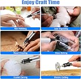 Uolor Rechargeable Engraving Pen Kit USB Mini DIY Rotary Tool for Wood Metal view 7