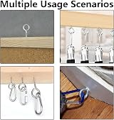 benlidoner 160Pcs Screw In Hooks Eye Bolts 8 Sizes Heavy Duty Indoor Outdoor view 7
