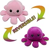 H Grossman Reversible Plush Octopus 20cm Assorted Designs and Colours view 4