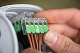 Wago Green Range 221-422 2-Wire 4 mm² 2-Pole Lever Splicing Connector view 5