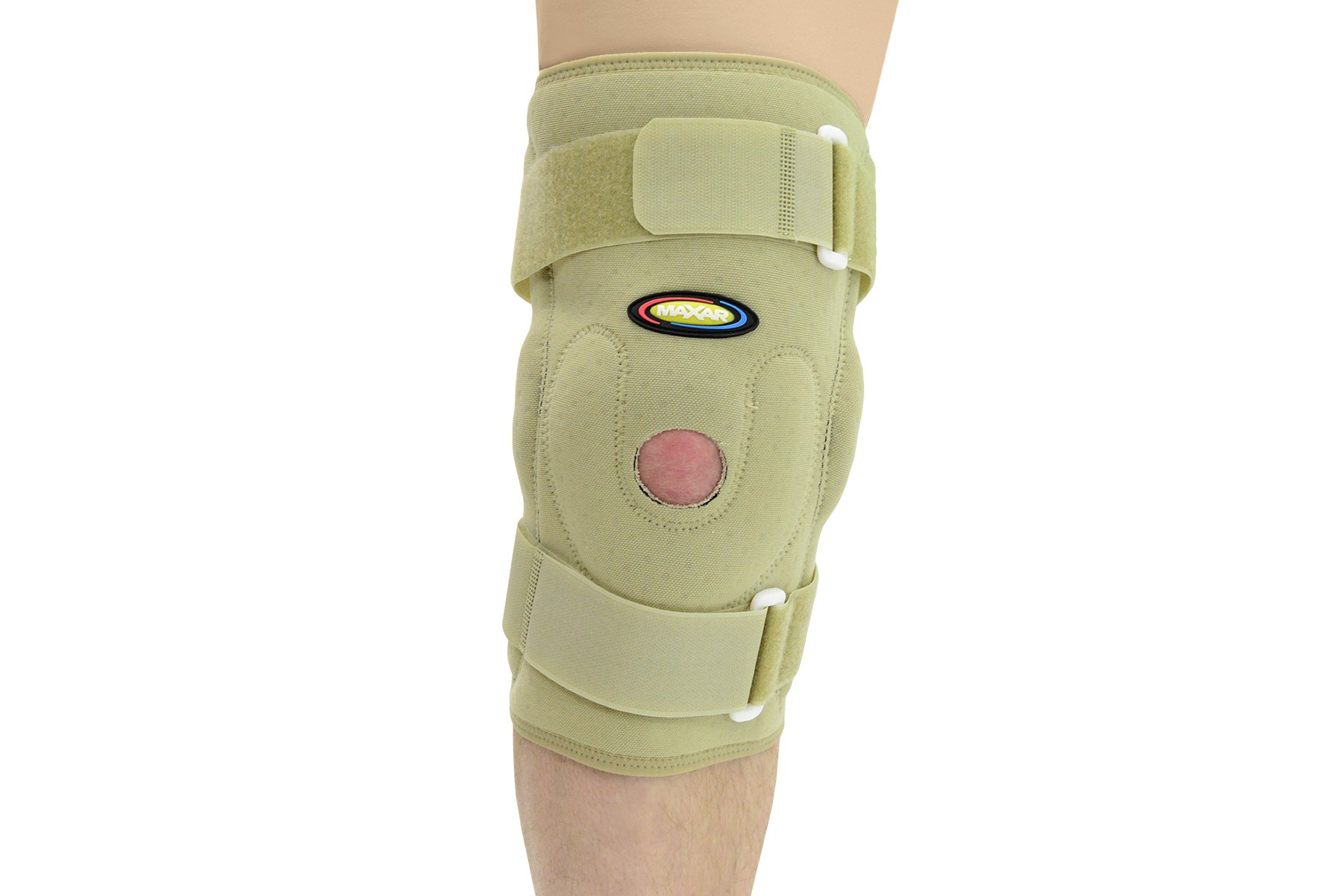 MAXAR NKN-139 Medium Airprene Breathable Neoprene Pull-On Knee Brace Double-Pivot Hinge