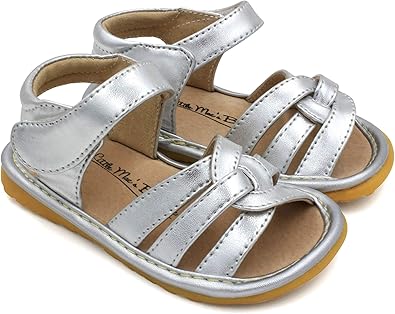 silver walking sandals