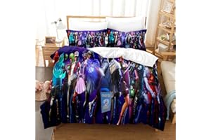 GOGSER Bedding Set Twin Size Shooting Games for Kids Boys Girls, Childrens Duvet Cover Set Twin, Anime Cartoon Bedding Duvet Cover Set 3 Piece, Christmas Duvet Cover with 2 Pillowcases