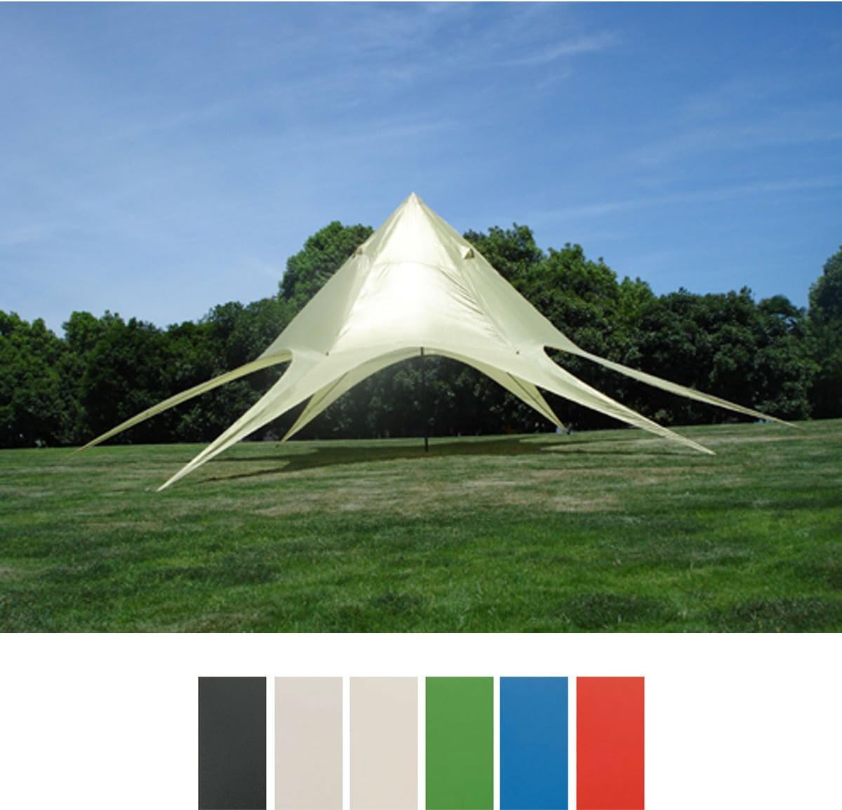 Tetto Tenda Da Giardino VidaXL - 2x2 M, Oxford 600D PVC, Resistenti UV E Acqua, Colori Vari - Foto 9
