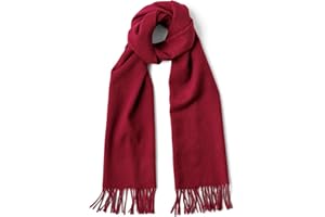 Fishers Finery Men's 100% Pure Cashmere Winter Scarf; 2-Ply Ultra Plush