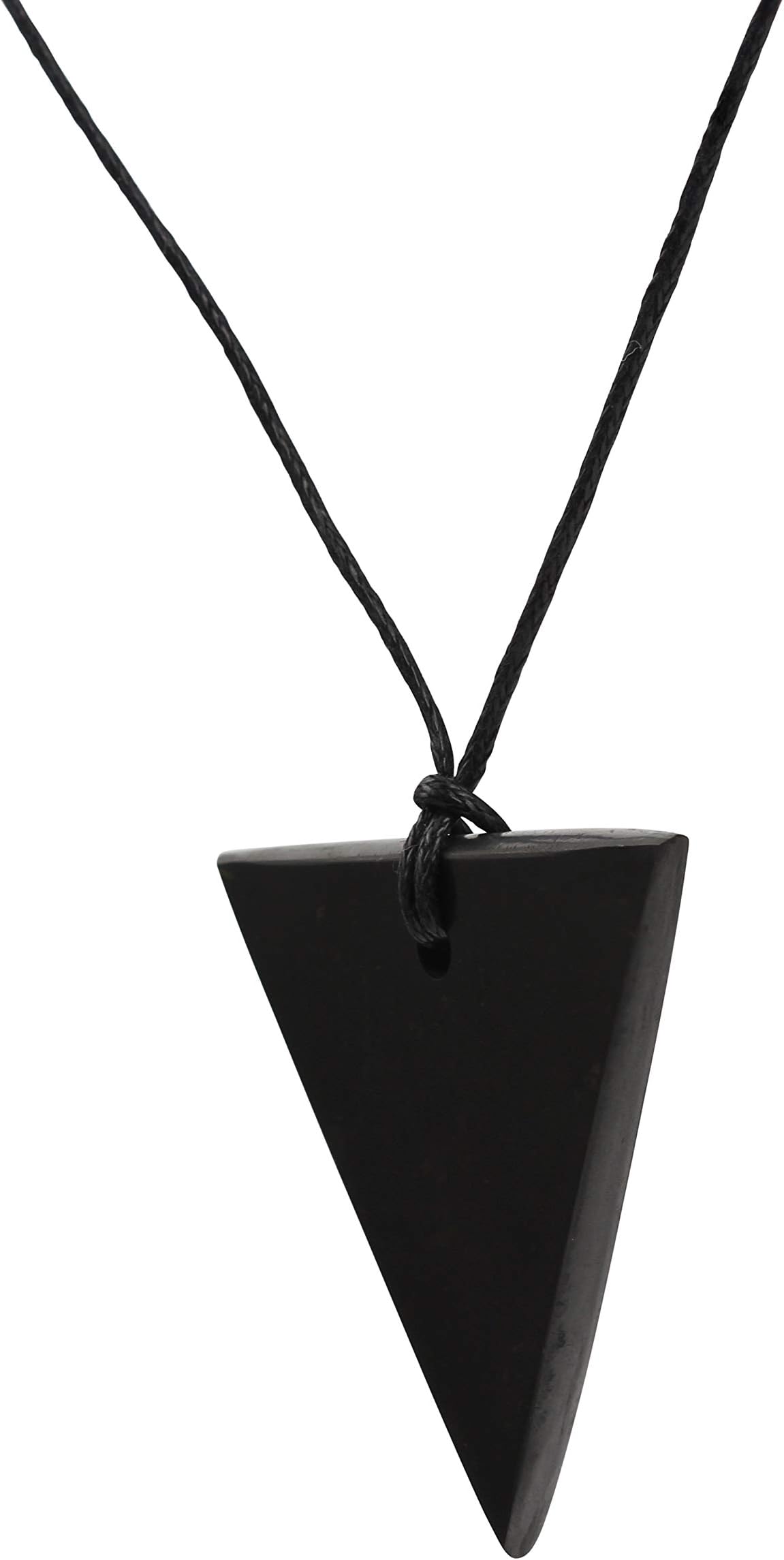 Heka Naturals Shungite Pendant Necklace, EMF Protection Pendant | Shungite Jewelry is Trendy and Used for Chakra and Energy Balancing