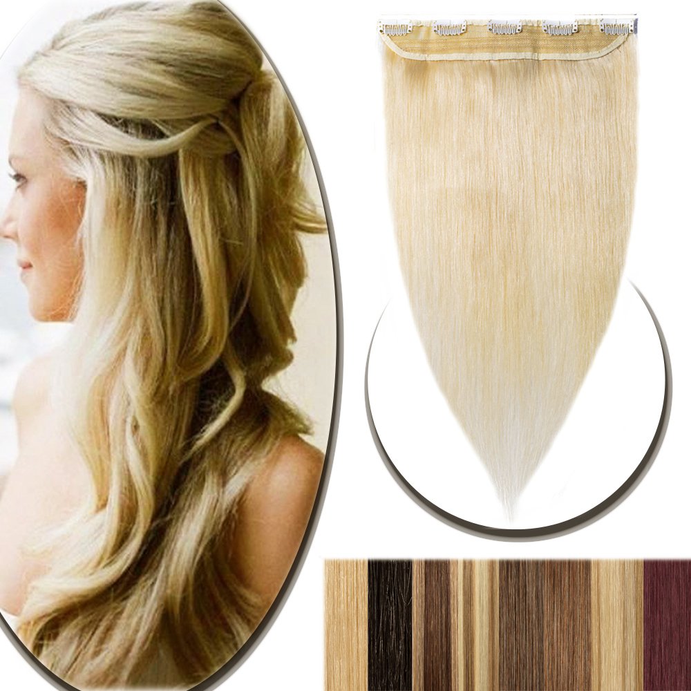 Amazon Com 100 Real Hair Extensions Clip In Remy Human Hair 18