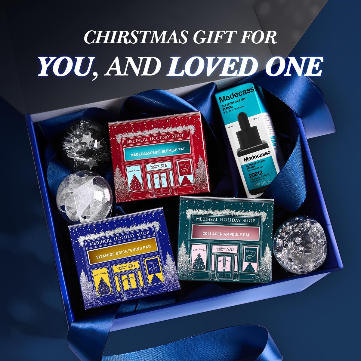 Mediheal Gift Edition Madecassoside Pad, Vegan Face Gauze Pads with Centella Asiatica - Improve Uneven Skin Tone, Remove Blemishes,100 Pads