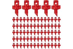 RONYOUNG 210PCS 360 Degree Misting Nozzle Irrigation, Sprinklers Sprayer for Garden Irrigation System, Micro Sprayer Refraction Automizing Drippers