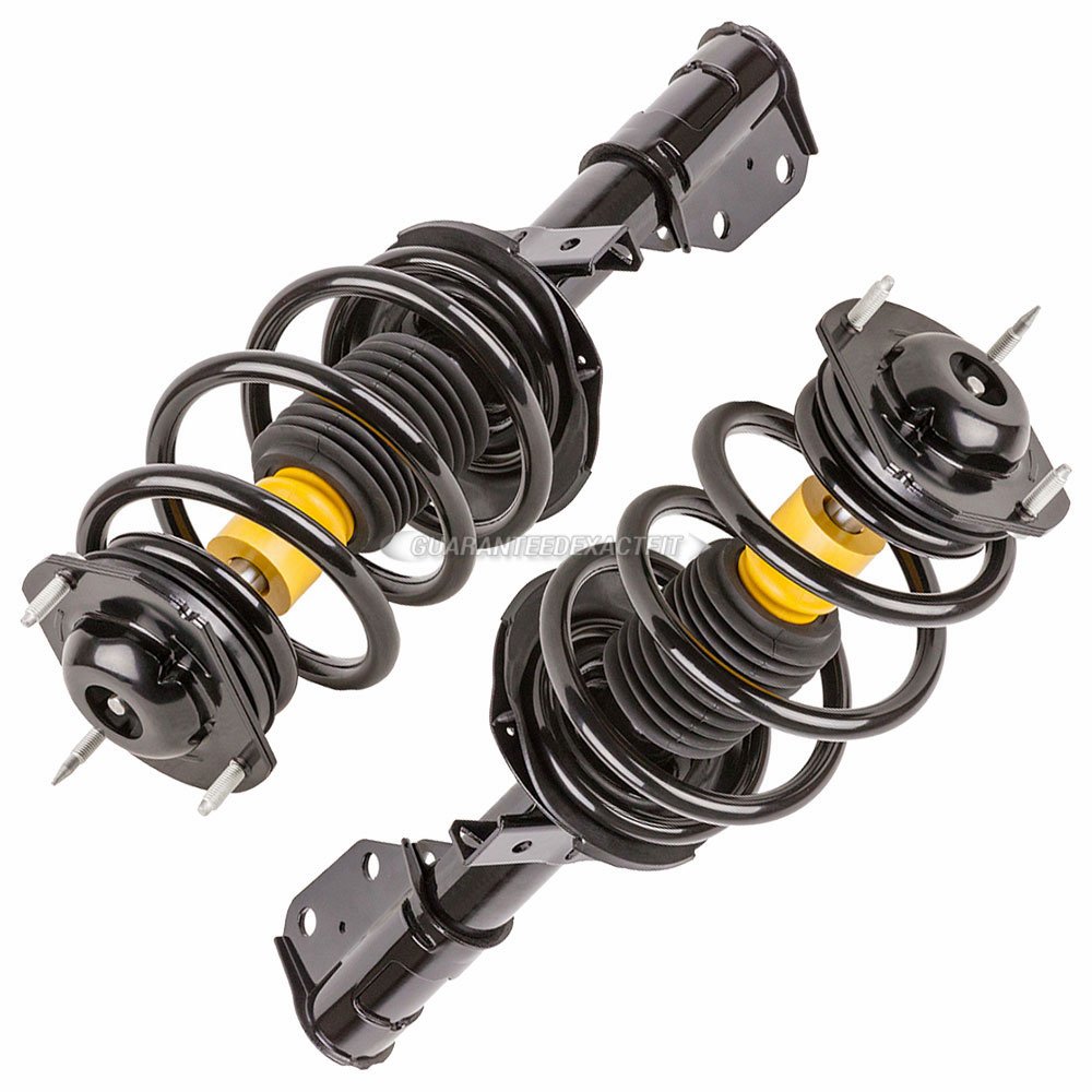 Pair Front Shock Strut w/Spring For Chevrolet Chevy Traverse GMC Acadia