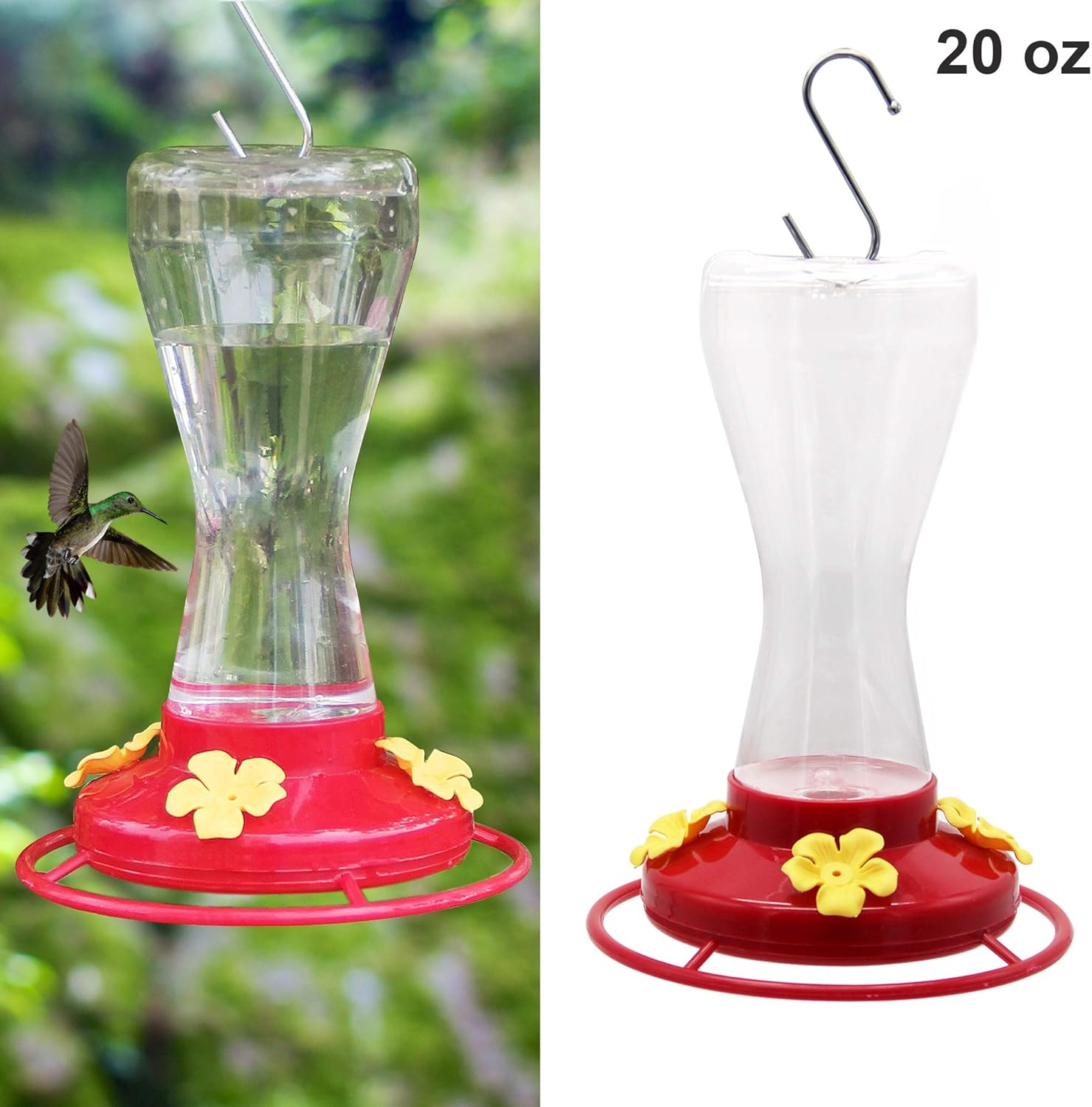 Amazon Com Twinkle Star Hanging Hummingbird Feeder For Outdoors