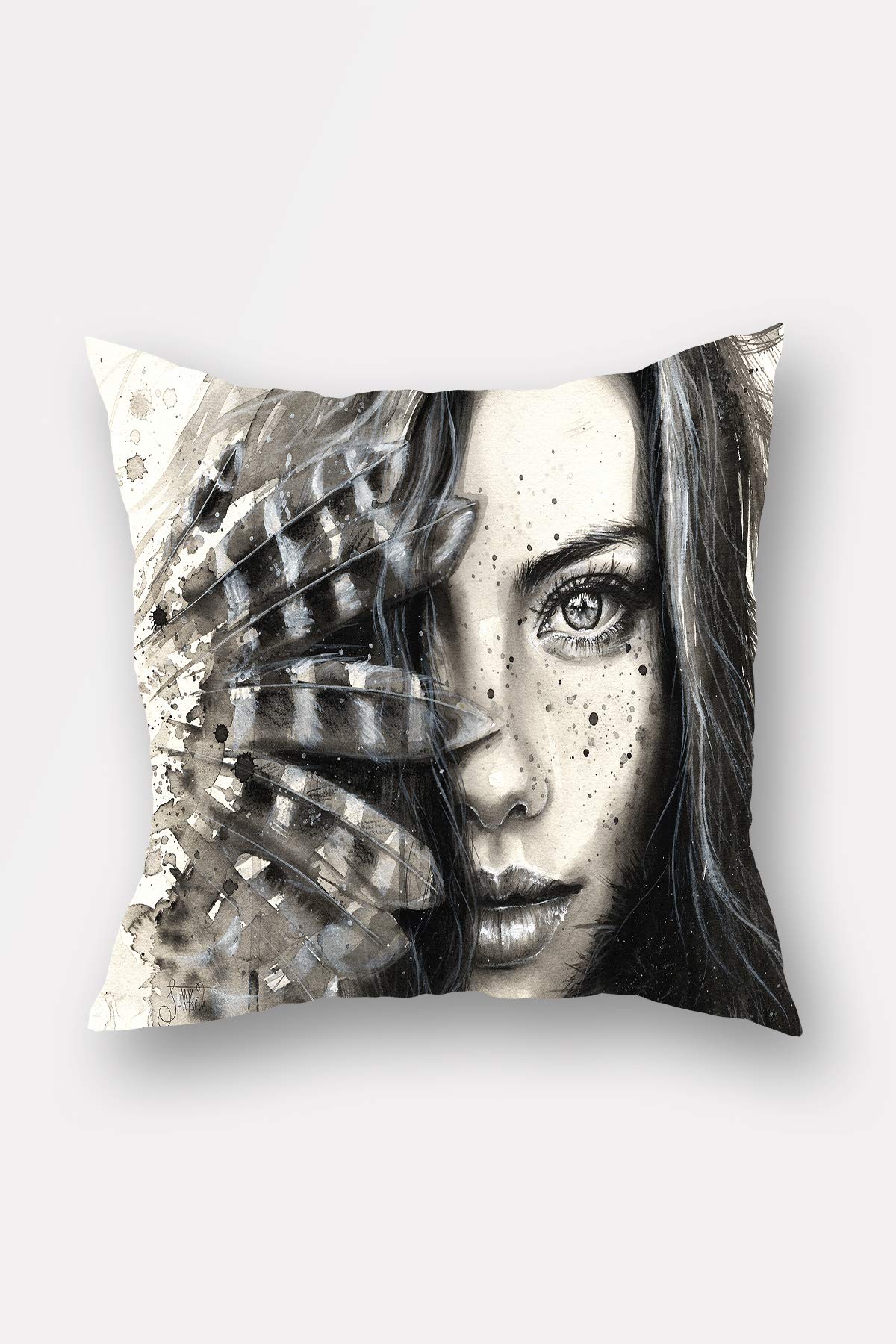 Lulu Home Pillowcase, Multi-Colour, 45 x 45 cm