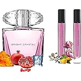 Equivalence Bright Crystal Inspired Scent | Floral Citrus Fragrance For Her | Elegant Long Lasting Aroma | Travel Size Perfume | Woman Parfum | 2 Bottles x 10ml Each Large Size Bottle Not Included