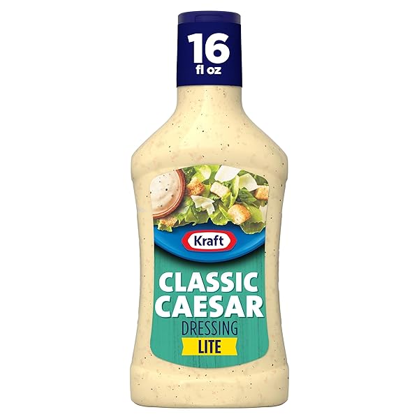 KRAFT LITE CLASSIC CAESAR DRESSING, 16 FL OZ...