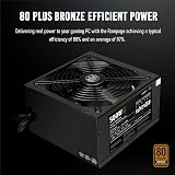 GameMax Rampage 500W PSU Non-Modular 80 Plus Bronze APFC Japanese Capacitor view 2