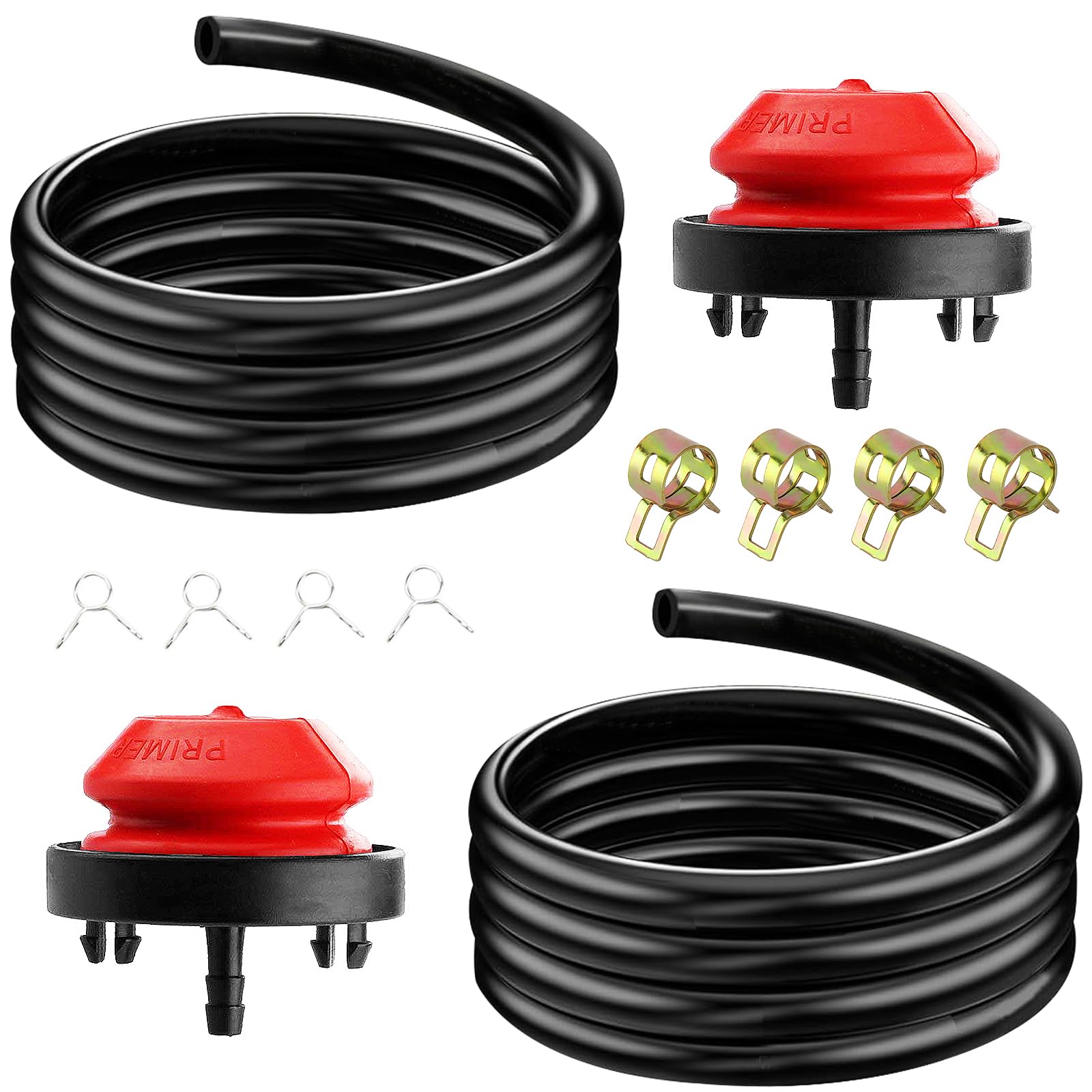 YOFMOO 570682 Carburetor Primer Bulb Fuel Line for Tecumseh Sear Craftsman Snowblower Thrower 570682A 75110639 321802A 056200 95110639A 632107 632334A 640349 HM70 HM100 HMSK80 Lawnmower Pack of 2