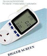 MFLABEL Power Meter Plug Energy Monitor UK 230V 13A Large LCD 7 Modes view 3