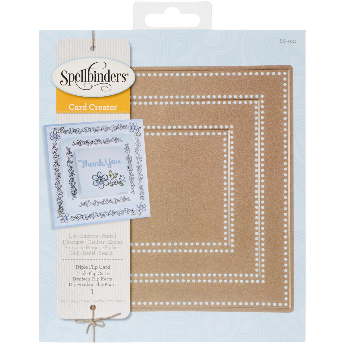 Spellbinders Triple Flip Card