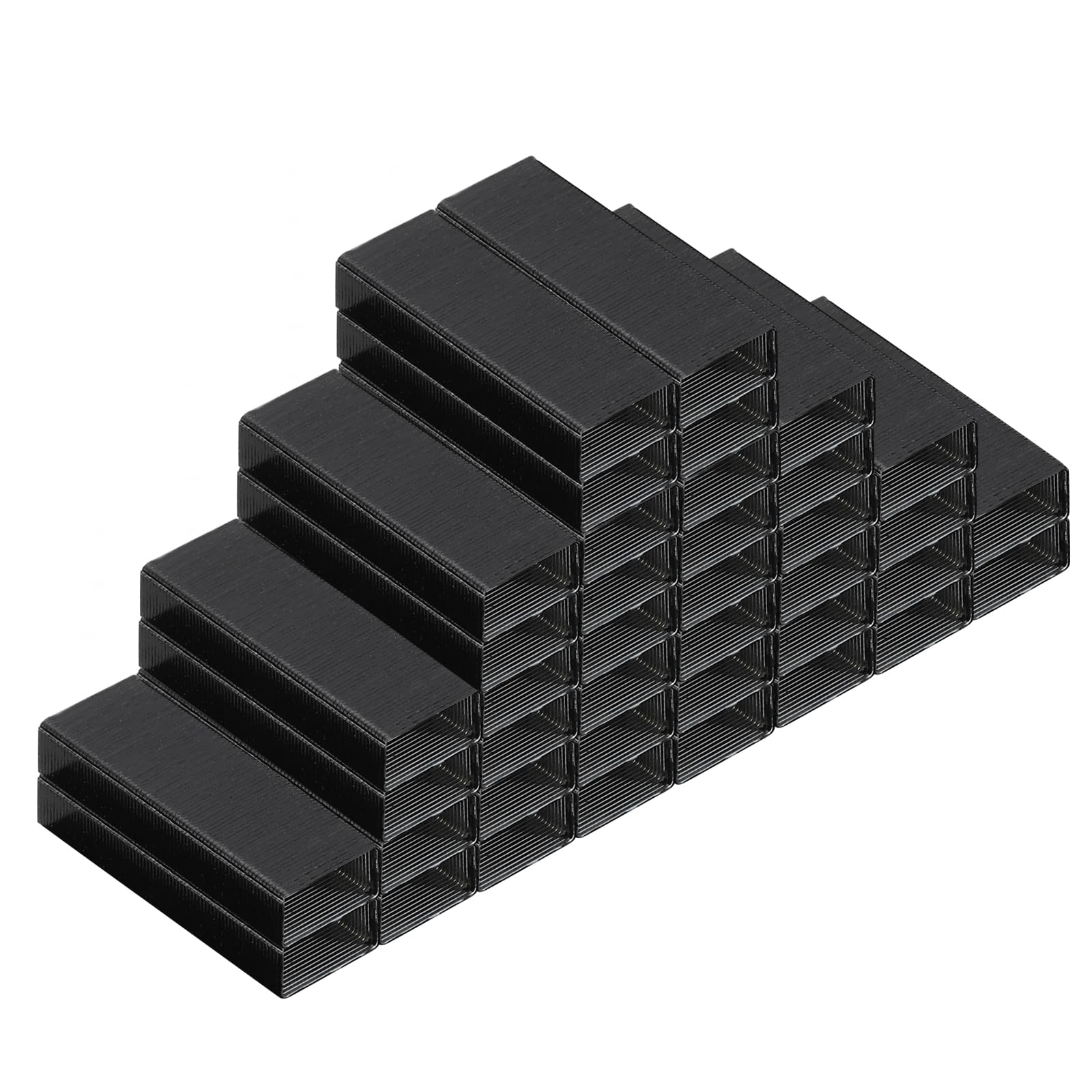 PATIKIL Staples for Stapler, 8 Pack(1000Pcs Staples Per Pack) #10 Mini 3/16 Inch Length Staples Jam Free for Home Office Supplies, Black
