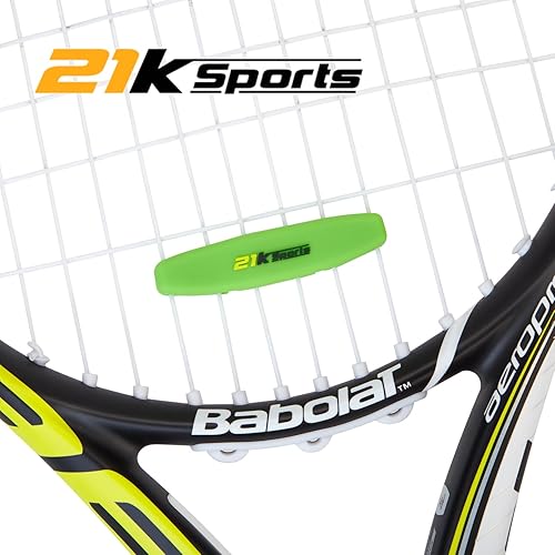 Tennis Vibration Dampener- Set of 3-Tennis Shock Absorber for Strings- Best  for Tennis Racket, Premium Durable & Long-Lasting- Great for Tennis Players  (Green) in Kenya