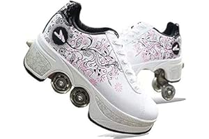 Roller Skates for Women,Roller Skates Adult,Outdoor Skates for Women,Quad Roller Shoes,Shoes with Wheels for Adults,Outdoor S