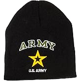 Artisan Owl Officially Licensed US Army Beanie, Black