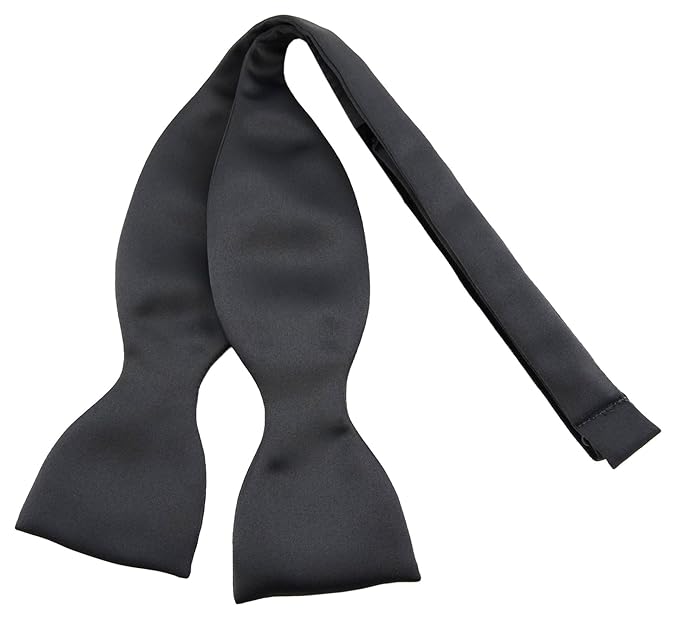 TigerTie Herren Selbstbinder Satin Fliege + Aufbewahrungsbox