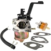 BOOSTI Carburetor with Fuel Line Filter For Harbor Freight Pacific Hydrostar 98444 98445 118CC Gas Pressure Washer
