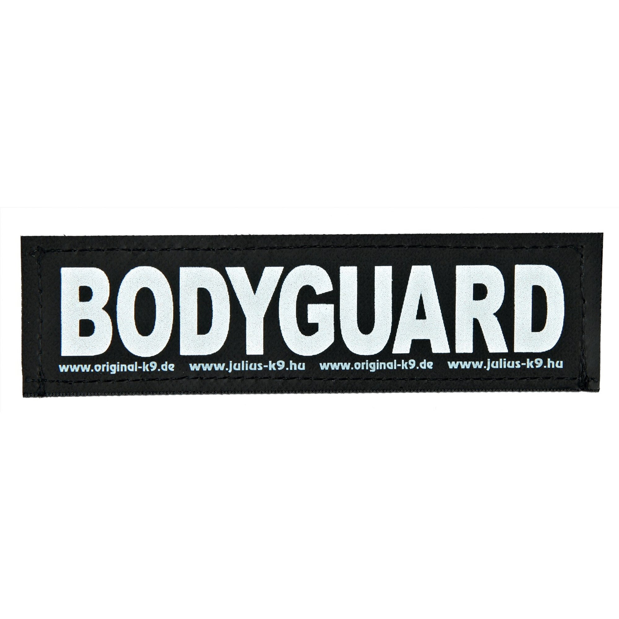 Interchangeable Patches, 1 Pair, BODYGUARD, Size: Small, Black