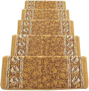 HSBAIS Alfombras de Escalera Antideslizantes, Lavable Alfombras para
