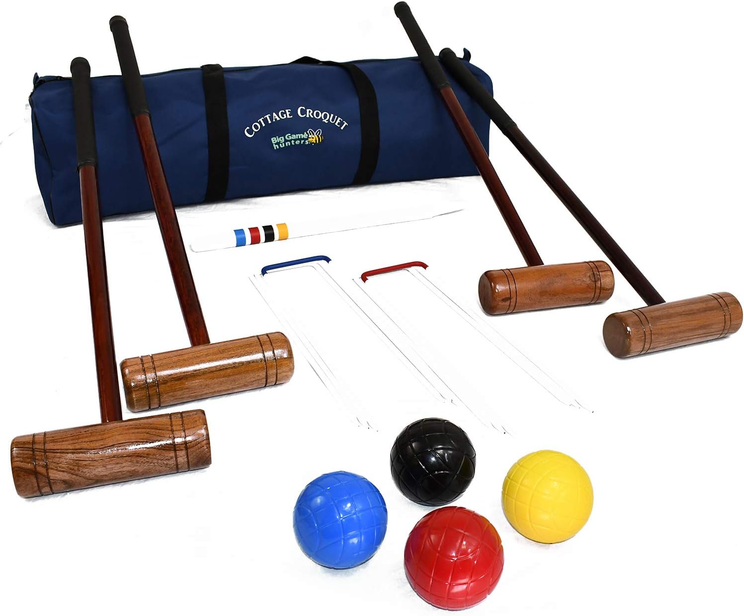 Cottage Croquet Set 4 Player Adult Croquet Set In A Storage Bag