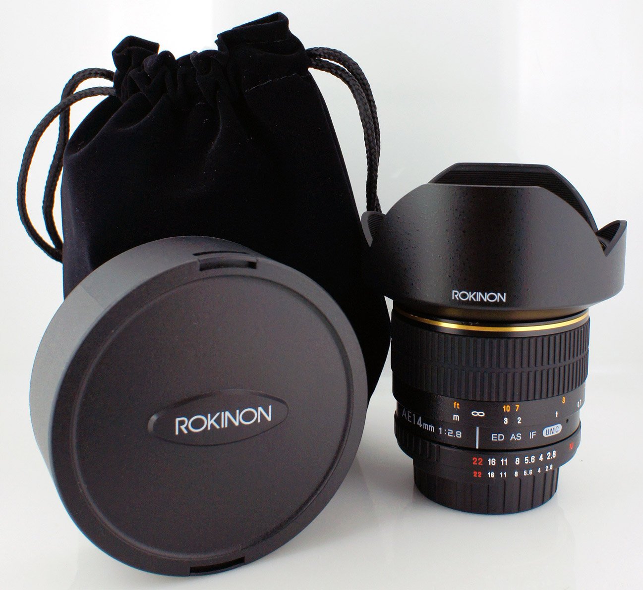 Rokinon 14mm f/2.8 IF ED UMC Ultra Wide Angle Fixed Lens w/ Builtin AE