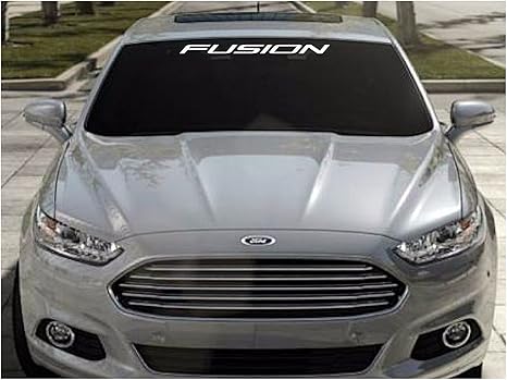 Amazon Com Jis Decals Generic Fusion Windshield Decal White 34