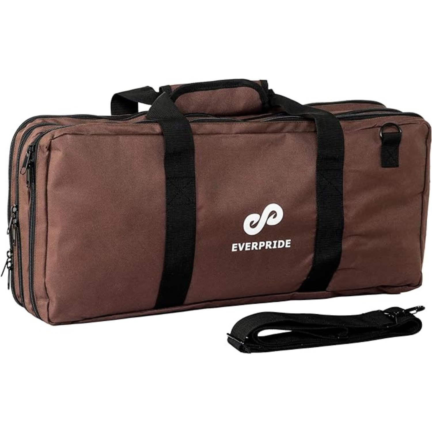 Photo 1 of EVERPRIDE Chef Knife Bag Holds 20 Knives PLUS Large Zippered Compartment for Kitchen Tools – Durable, Large Knife Bag for Chefs – Professional Grade and makes a great gift!