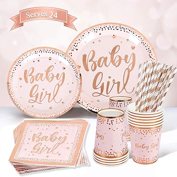 baby shower plates