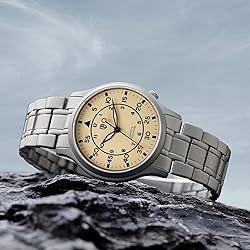 BERNY Men's Titanium Watch Japanese Sweep Second