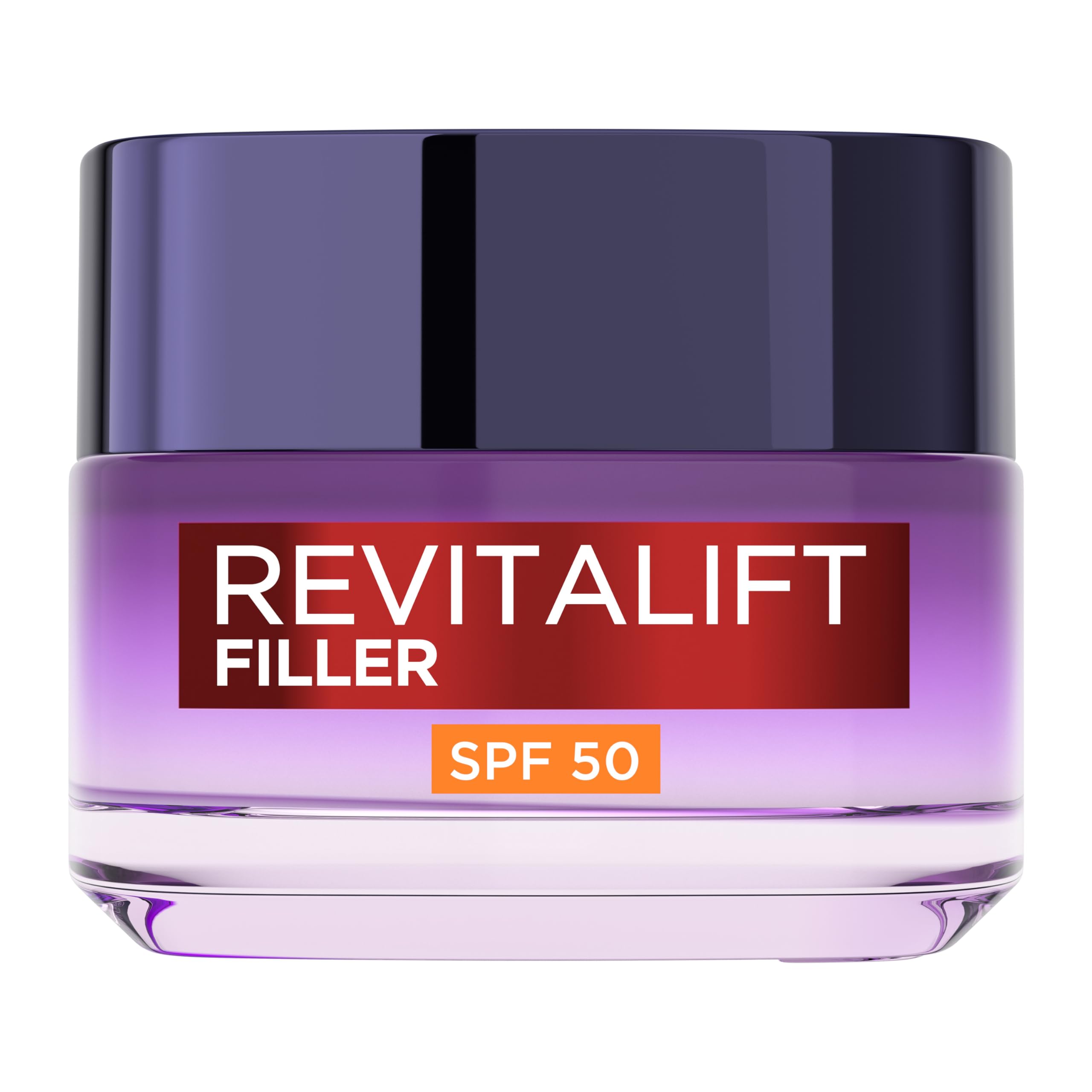 L’Oréal Paris Revitalift Filler Deep Replumping Anti-Ageing SPF50 Cream with Hyaluronic Acid, 50 ml