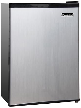Magic Chef MCBR240S1 Independiente 67.96L Negro, Plata - Nevera ...