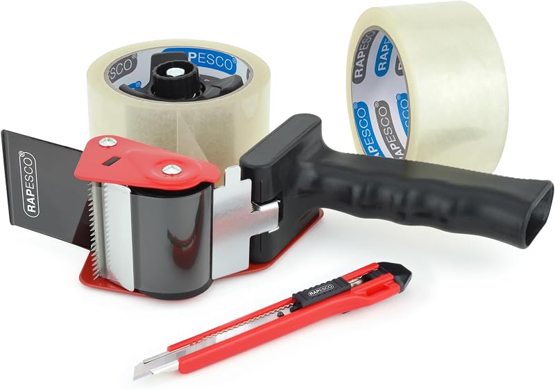Rapesco 1557 Germ-Savvy Antibacterial 960 Packing Tape Dispenser